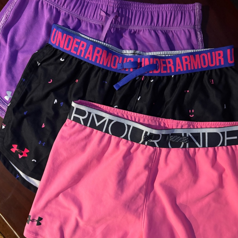 3 Pair Under Armour shorts